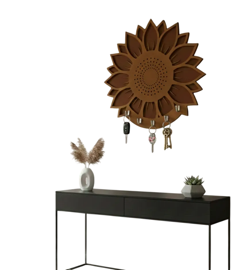 Porta llaves 3D Girasol