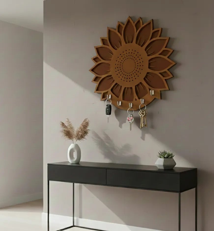 Porta llaves 3D Girasol