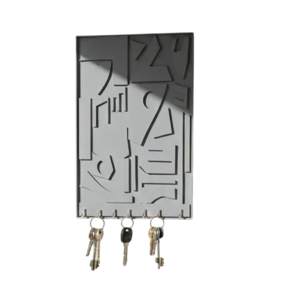 Porta llaves 3D Gris