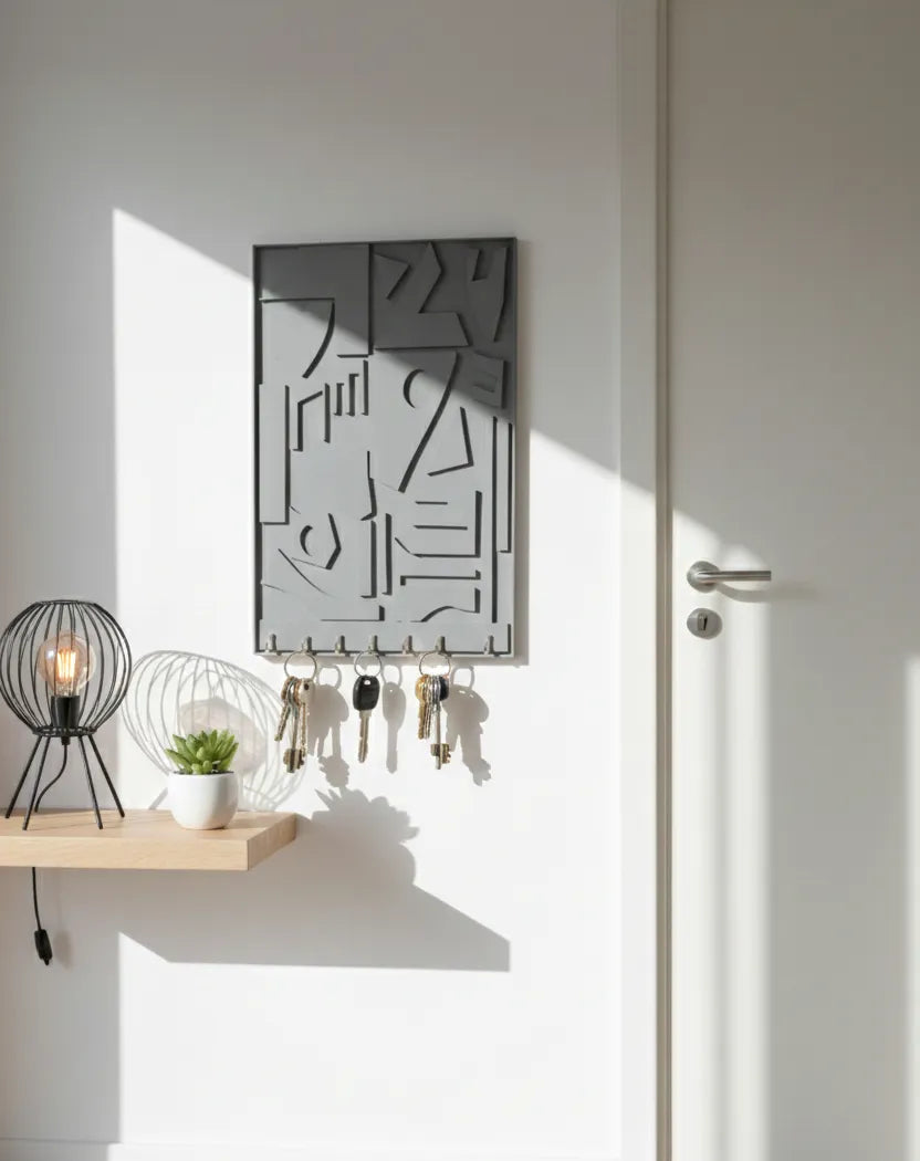 Porta llaves 3D Gris