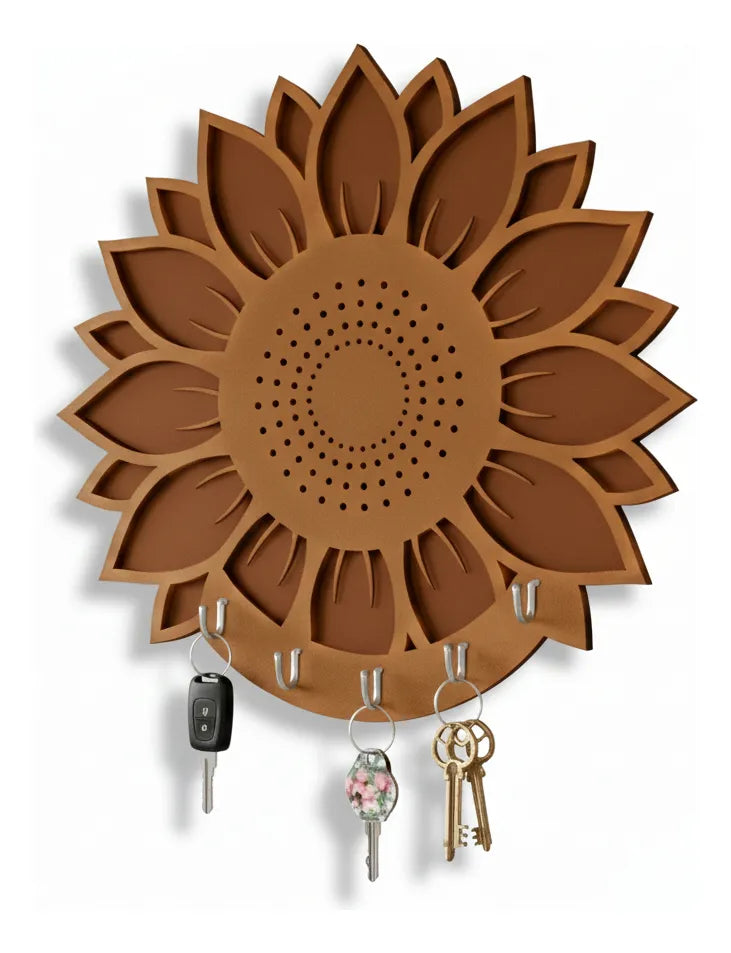 Porta llaves 3D Girasol