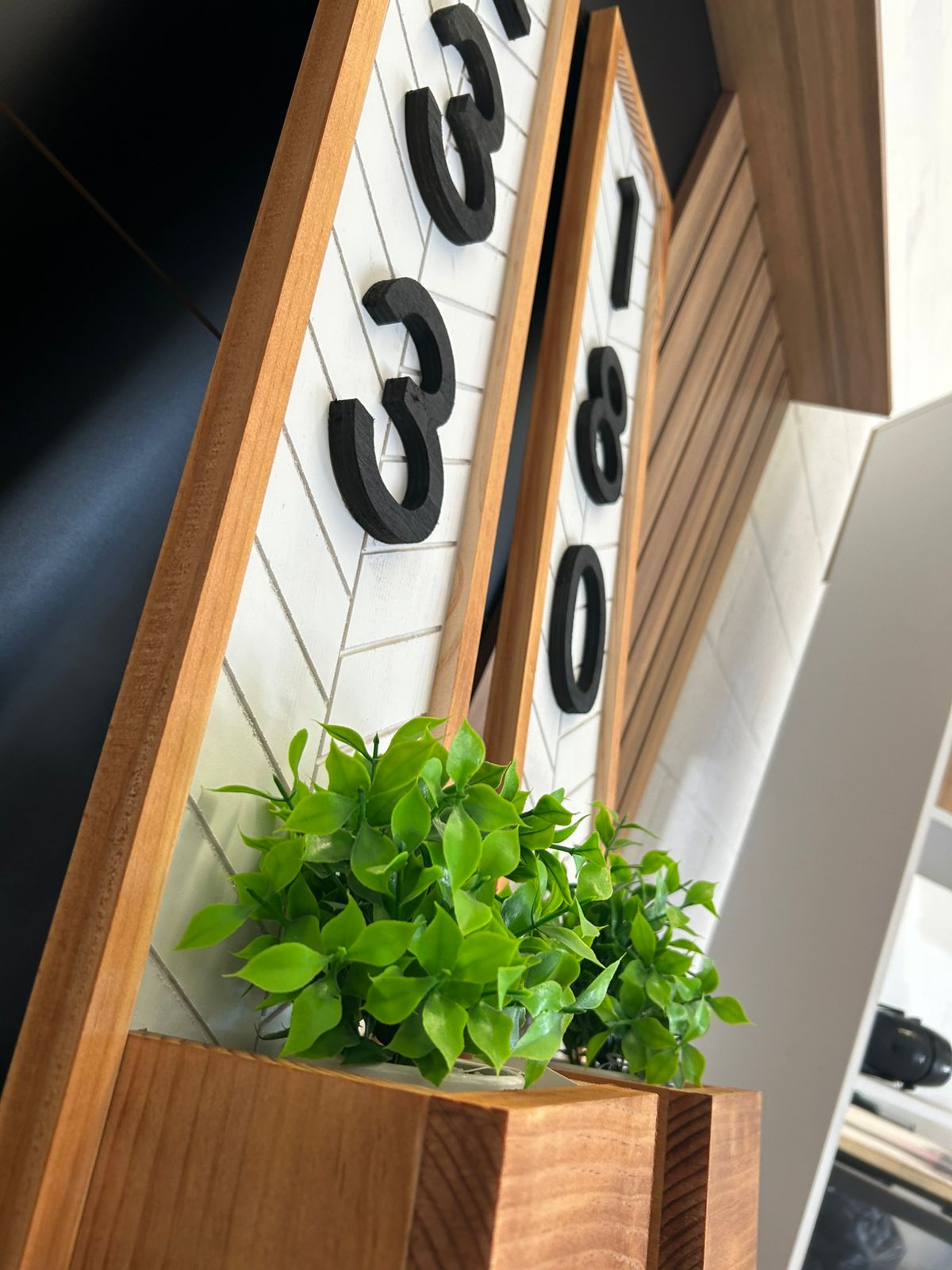 Numero Para Casa Personalizable Estilo Rustico